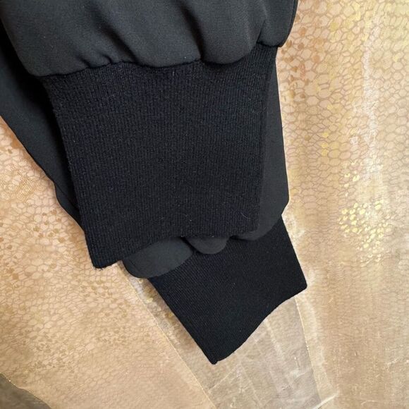 Aritzia Babaton Black Dress Work Pants Tailored Pull On Joggers XXS - Picture 6 of 7